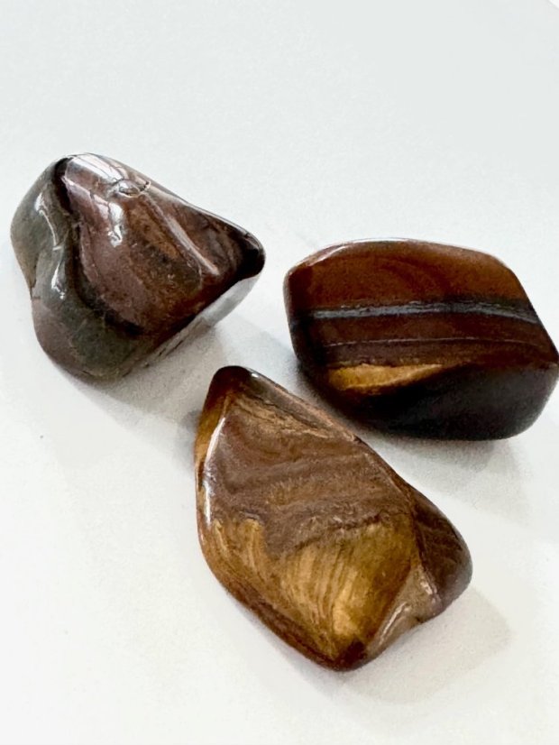 Tygří oko tromlované