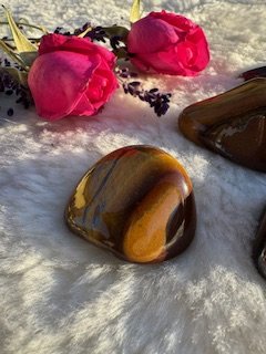 Tygří oko tromlované