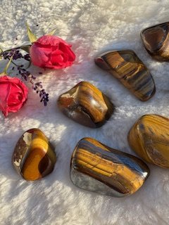 Tygří oko tromlované