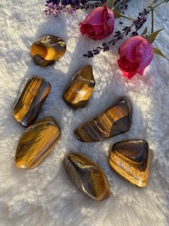 Tygří oko tromlované