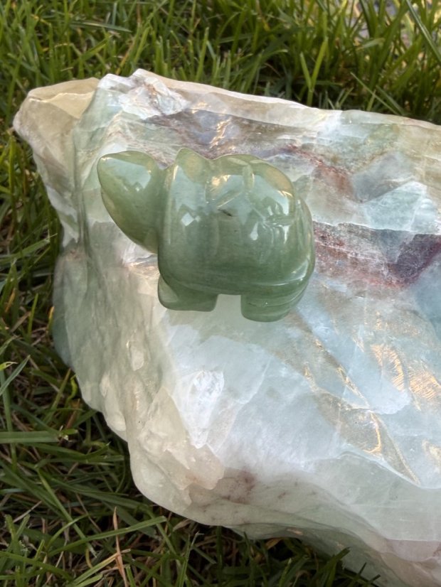 Krystalová želvička, výběr z minerálů