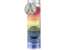 Emocio Čakrová vonná svíce Univerzální síla ve skle, 7 barev pro 7 čaker