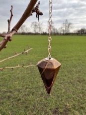 Tygří oko kyvadlo se řetízkem