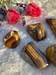 Tygří oko tromlované